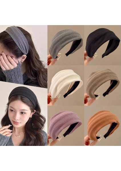 Sonbahar ve Kış Üst Düzey Saç Bantları Duygusu Köri Kafa Bandı Zarif Banliyö Qianjin Basıncı Saç Tokası Saç Demetini Boğmaz Karışıklık Kolay Değildir (Yurt Dışından) modelleri