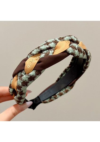 Sonbahar ve Kış Üst Düzey Saç Bantları Duygusu Köri Kafa Bandı Zarif Banliyö Qianjin Basıncı Saç Tokası Saç Demetini Boğmaz Karışıklık Kolay Değildir (Yurt Dışından)