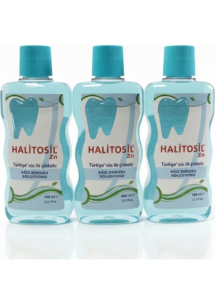 ( Pharmol ) Zn Ağız Koku Önleyici 400 ml 3 Lü