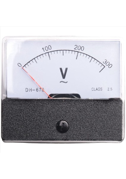 3x Dikdörtgen Ac 0-300V Gösterge Analog Voltaj Panel Ölçer Voltmetre DH670 (Yurt Dışından) fiyatları