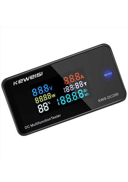 2x Keweisi Dc 0-200V Voltmetre Ammetre Kws Güç Enerji Ölçer LED Dijital Dc Wattmetre Elektrik Ölçer 10A (Yurt Dışından) fırsatları