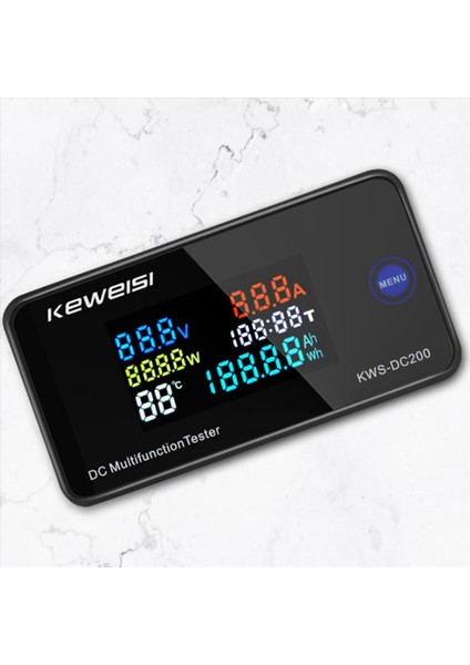 2x Keweisi Dc 0-200V Voltmetre Ammetre Kws Güç Enerji Ölçer LED Dijital Dc Wattmetre Elektrik Ölçer 10A (Yurt Dışından) indirimleri