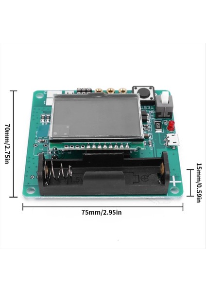 3 7V Esr Metre Şarj Edilebilir Indüktör Kondansatör Test Cihazı Lityum Pil Indüksiyon Kapasitans Ölçer Dıy MG328 (Yurt Dışından) modelleri