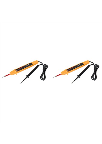 2x Bir Test Cihaz Voltajı Ac Dc 6-380V Elektrikçi Test Voltaj Aracı Için LED Işıklı Otomatik Elektrik Kalem Dedektörü (Yurt Dışından)