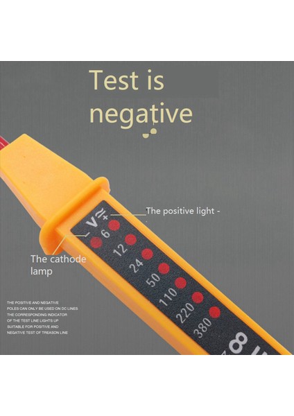 2x Bir Test Cihaz Voltajı Ac Dc 6-380V Elektrikçi Test Voltaj Aracı Için LED Işıklı Otomatik Elektrik Kalem Dedektörü (Yurt Dışından) indirimleri