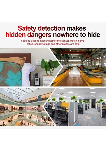 Soket Test Merkezi Pro Voltaj 30MA Rcd Sızıntı Testi Akıllı Dedektörü Sıfır Hat Fiş Polarite Faz Kontrol Aracı Abd Fiş B B (Yurt Dışından) fırsatları