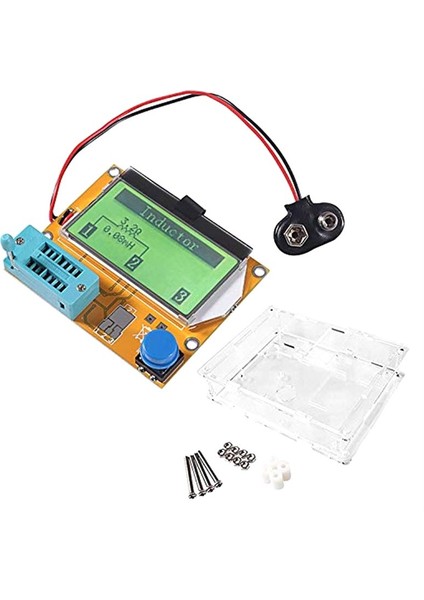 328 Grafik Transistör Test Cihazı Npn Pnp Diyot Triot Kondansatörü Esr Mosfet Direnç Sensörü LCD Ekran Denetleyicisi (Yurt Dışından)