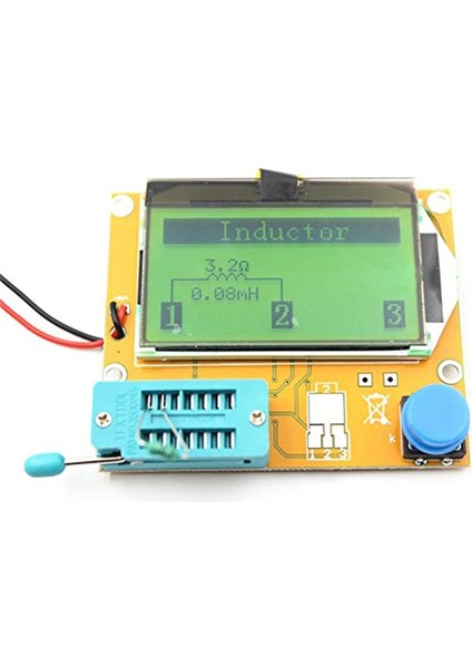 328 Grafik Transistör Test Cihazı Npn Pnp Diyot Triot Kondansatörü Esr Mosfet Direnç Sensörü LCD Ekran Denetleyicisi (Yurt Dışından) fırsatları