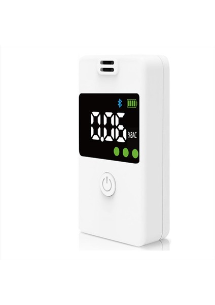 Breathalyzer Bluetooth Bağlantı ile Sınıf Doğruluk-Alkol Test Cihazı Kişisel Ev Için Dijital Mavi LCD Ekran (Yurt Dışından)