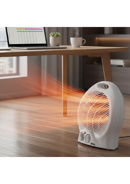 AS300B 2000W Fanlı Isıtıcı, Devrilme Emniyetli, Termostatlı, 3 Kademe Ayarlanabilir Fanlı modelleri