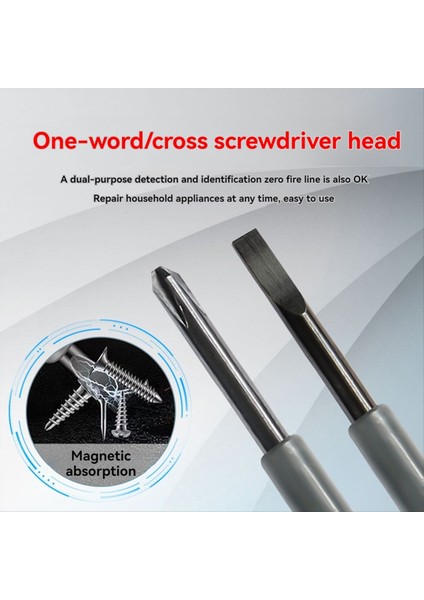 20PCS Düz/çapraz Tornavida Göstergesi Metre Elektrikli Kalem Yalıtılmış Elektrikçi Vurgu Cep Test Cihazı Kalem Araçları (Yurt Dışından)