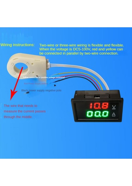 Salon Ammetre Voltmetre Dc 0-300V 400A Pil Monitörü LED Dijital Akım Voltaj Metre 12V 24V 36V 48V 60V Araba (Yurt Dışından) indirimleri