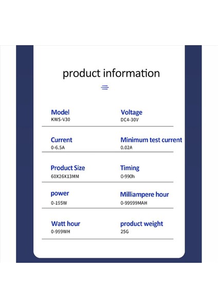 2x 6 In 1 USB Test Cihazı DC4-30V IPS Dijital Voltaj Güç Zamanlama Kapasitesi Metre Dedektörü Akım Voltaj Beyaz Için (Yurt Dışından) indirimleri