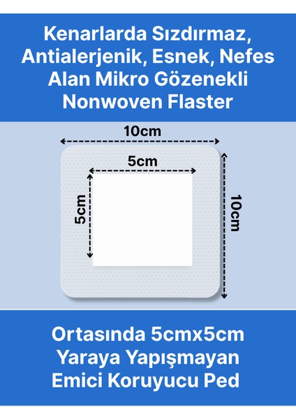 Steril Şeffaf Yara Pedi, 4 Kutu Kombo Paket,poliüretan Yara Örtüsü, Steril Tekli Paketlerde 100 Adet fırsatları