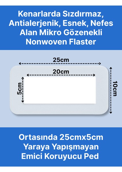 Steril Şeffaf Yara Pedi, 4 Kutu Kombo Paket,poliüretan Yara Örtüsü, Steril Tekli Paketlerde 100 Adet