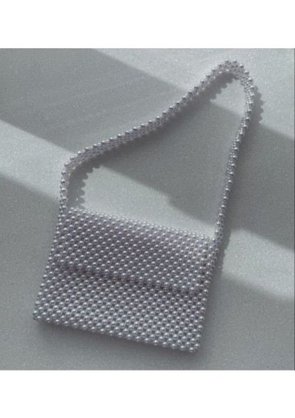 Kol Askılı Inci Boncuk Çanta modelleri