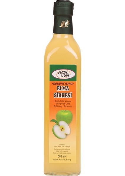 Elma Sirkesi( 500 Ml)(Cam Şişe)