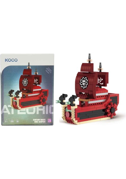 Korsan Gemisi Yapım Seti 300 Parça – Eğitici Blok Inşa Seti 6+ Yaş