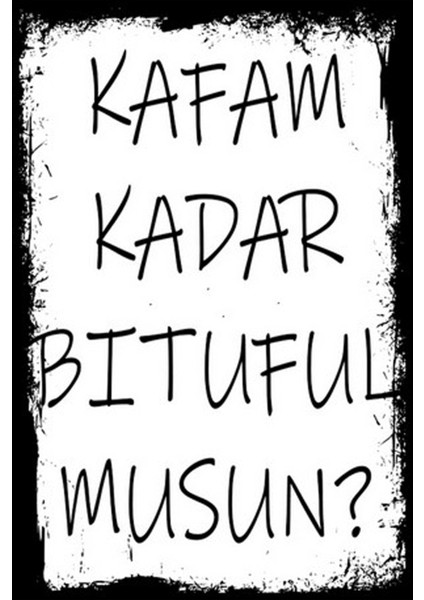 Retro Ahşap Duvar Poster 20X30 cm