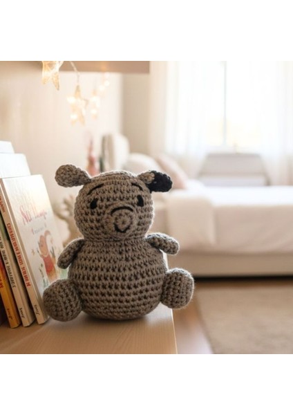 0290 El Örgüsü Amigurumi Oyuncak Köpek - 10 cm / 8 cm