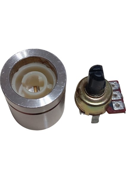 10 Adet Alüminyum Ses Kontrol Gümüş Pot Başlığı 20X22MM 6mm D Tip Mile Uygun indirimleri