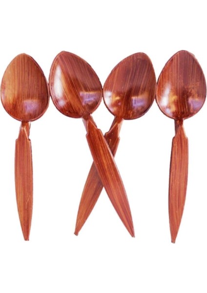 40 Adet Kına Gecesi Düğün Uzun Saplı Oyun Kaşığı Uzun Kaşık 10 Kişilik