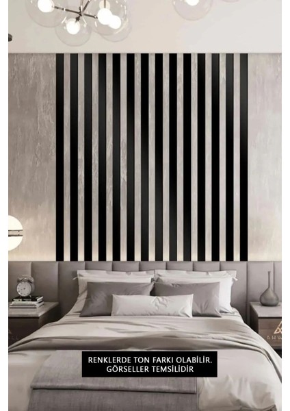 Siyah Duvar Çıtası 1 Paket (100 Adet) 50 x 5 cm Dekoratif Şerit Duvar Çıtası Boyanabilir Mdf indirimleri