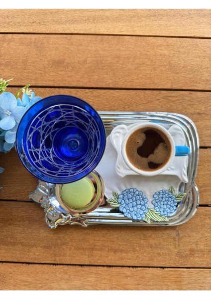 Ortanca Mavi Fincan Altı 2'li fiyatları