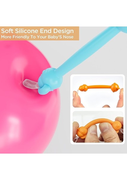 3'ü 1 Arada Bebek Booger Sökücü ve Bebek Kulak Temizleyici Aracı Yumuşak Silikon Uçlu Bebek Burun Temizleyici Çift Kulak Balmumu ve Sümük Sökücü Yenidoğan Bebekler ve Yeni Yürümeye Başlayan Çocuklar fiyatları
