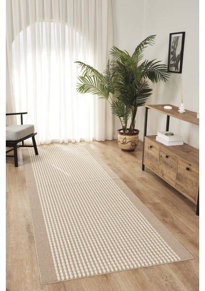 Mono MN06 Krem Hav Toz Vermez Salon Mutfak Koridor Oturma Odası Yolluk Halı