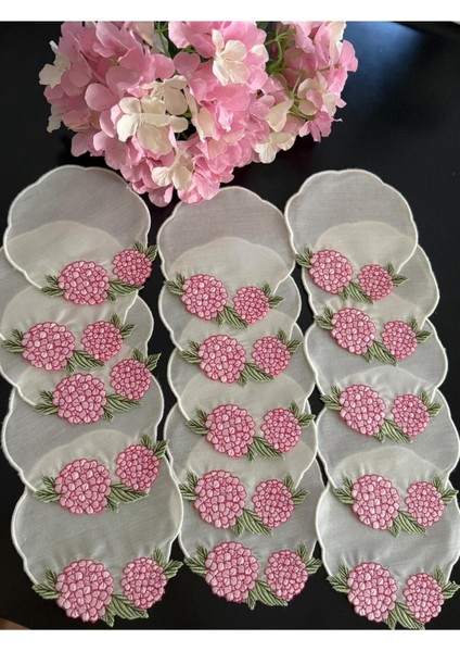 Ortanca Pembe Peçete 2'li modelleri