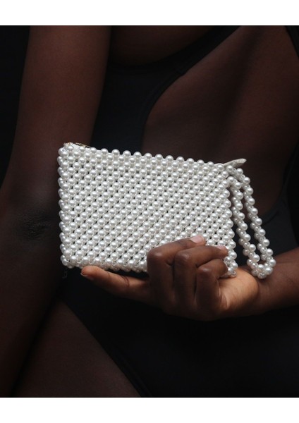 Wristlet Inci Çanta, Mıknatıs Çıt Çıtlı Saplı El Çantası