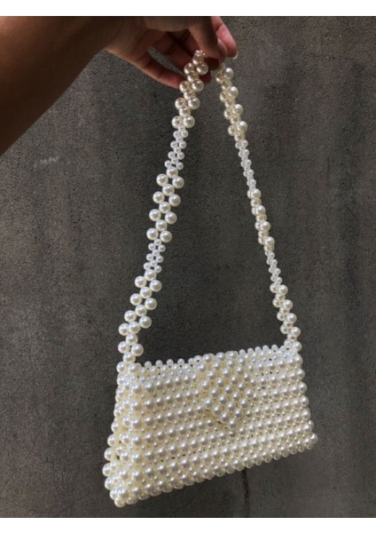 Özel Tasarım Inci El Çantası