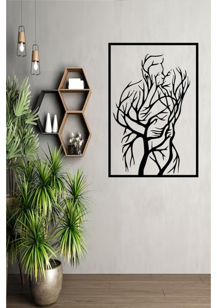 Aşk Çift Kadın Erkek Ağaç Ahşap Duvar Dekor Tablo Hediyelik Eşya Duvar Süsü indirimleri