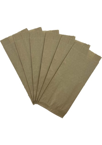 Büyük Boy Kraft-Şamua Çizgili Kese Kağıdı, Hediye Paketi 15X28,5CM Düz Renk fiyatları