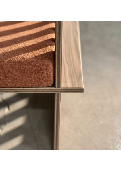 Ahşap Berjer Geçme Sistem Modern Koltuk Kontrplak Su, Nem ve Güneşe Dayanıklı Dış Mekân Ahşap Koltuk modelleri