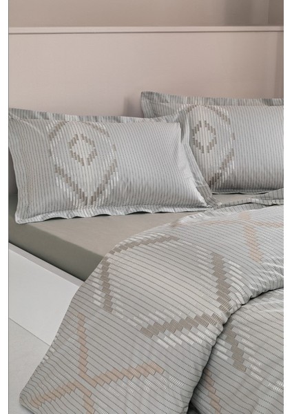 Özdilek Çift Kişilik Ranforce Nev Takımı Linea Ethnica Krem modelleri