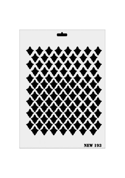 Rich New Seri N-193 Stencil 35X25 cm