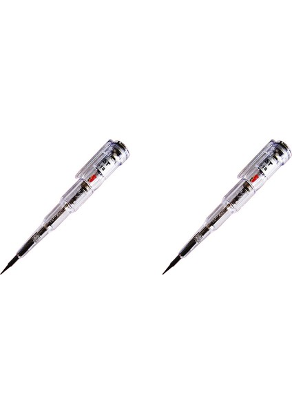 2x Su Geçirmez Elektrikli Test Cihazı Pen Tornavida Prob Işık Voltaj Test Cihazı Dedektörü Ac/dc 70-250V (Yurt Dışından)
