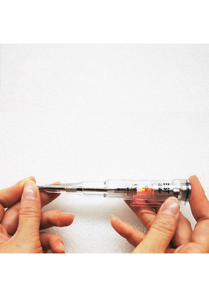 2x Su Geçirmez Elektrikli Test Cihazı Pen Tornavida Prob Işık Voltaj Test Cihazı Dedektörü Ac/dc 70-250V (Yurt Dışından) fiyatları