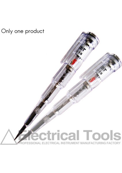 2x Su Geçirmez Elektrikli Test Cihazı Pen Tornavida Prob Işık Voltaj Test Cihazı Dedektörü Ac/dc 70-250V (Yurt Dışından) fırsatları