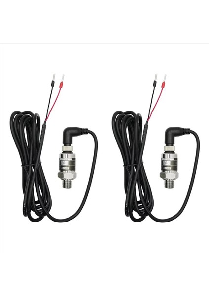 2x Yeni Basınç Dönüştürücü Kablosu Basınç Verici Su Gazı Hidrolik Sensör (Yurt Dışından)