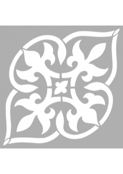 Artikel Lover Damask Desen Stencil Tasarımı 30 x 30 cm
