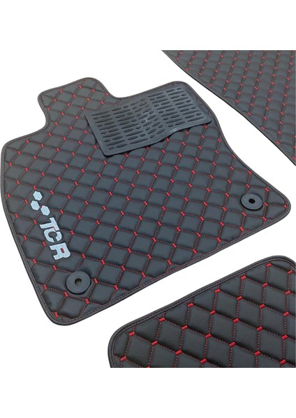 Oto Halı Paspas Seti Volkswagen Passat Serisi Modelleri Uyumlu Sline Sport Kaymaz & Şık Tasarım