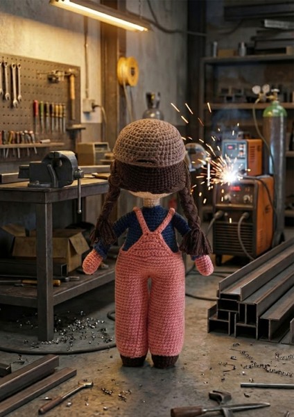 Kaynakçı Elif – El Yapımı Örgü Amigurumi Bebek modelleri