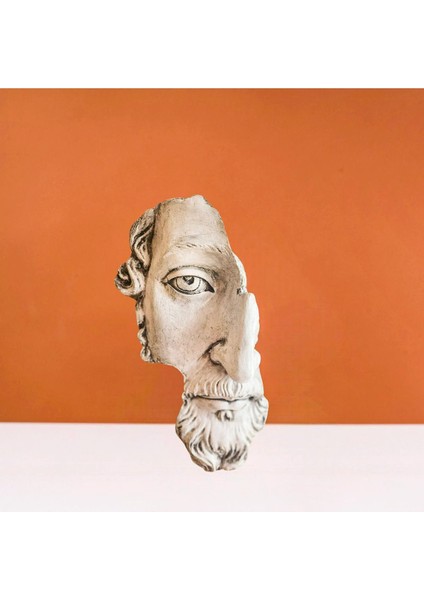 Yarım Yüz Zeus Duvar Büstü, Yunan Mitolojik Duvar Sanatı, Zeus Duvar Büstü, Antik Duvar Heykeli fiyatları