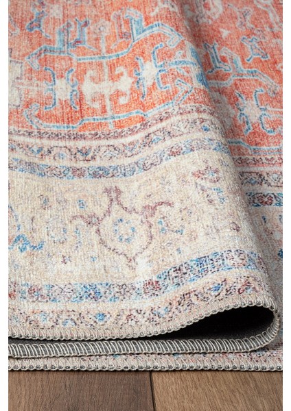Konfor Antico 2351 Pamuk Tabanlı Yıkanabilir Otantik Vintage Klasik Eskitme Halı fiyatları