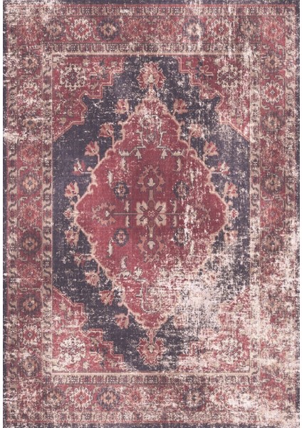 Antico 2352 Pamuk Tabanlı Yıkanabilir Otantik Vintage Klasik Eskitme Halı modelleri