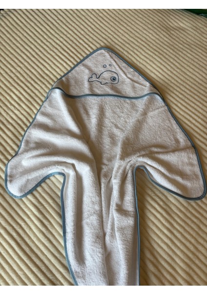 %100 Premium Pamuklu Bebek Banyo Havlusu - Kurbağa Nakışlı - Yumuşak & Yüksek Su Emici fiyatları