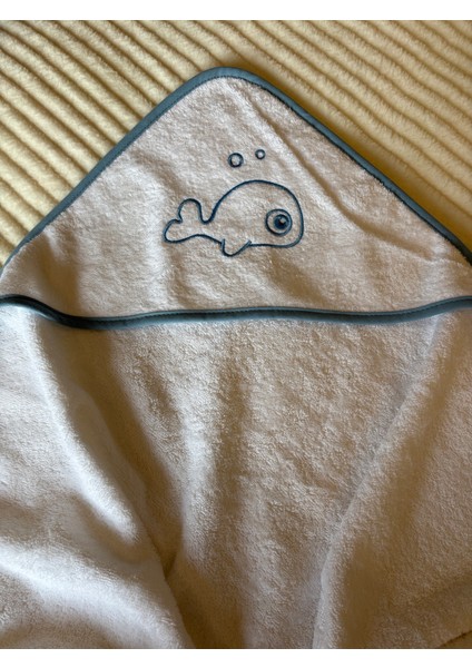 %100 Premium Pamuklu Bebek Banyo Havlusu - Kurbağa Nakışlı - Yumuşak & Yüksek Su Emici modelleri